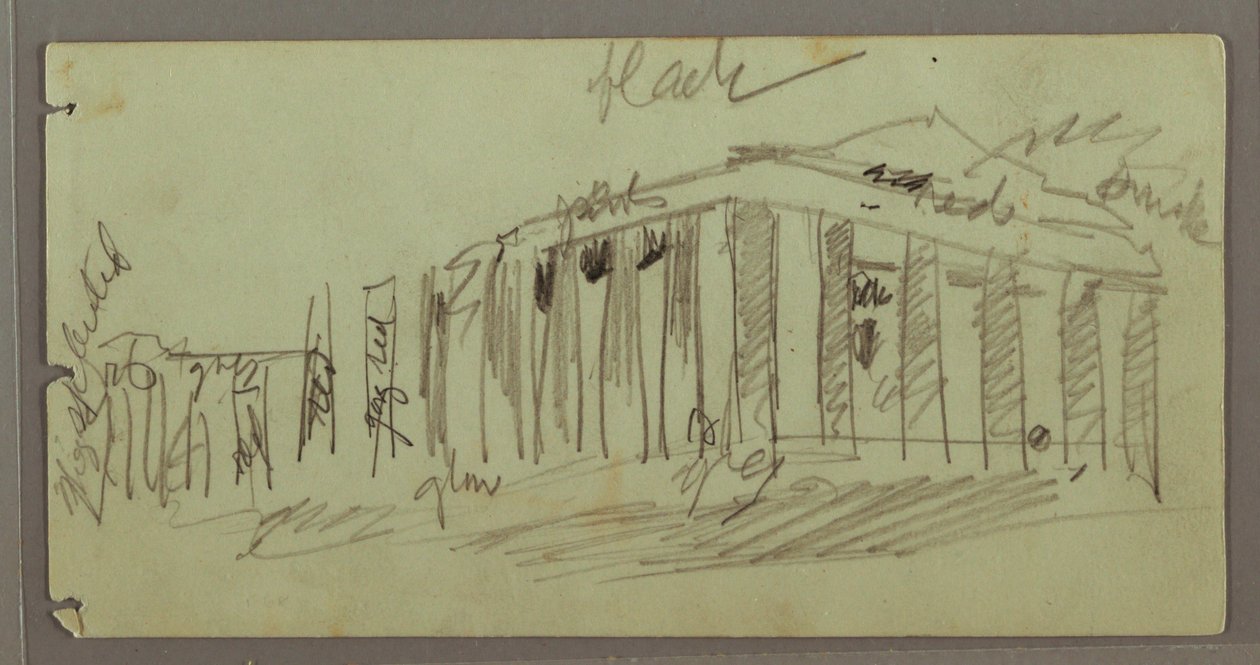 Parthenon opplyst om natten, Athen, Hellas av Frederic Edwin Church