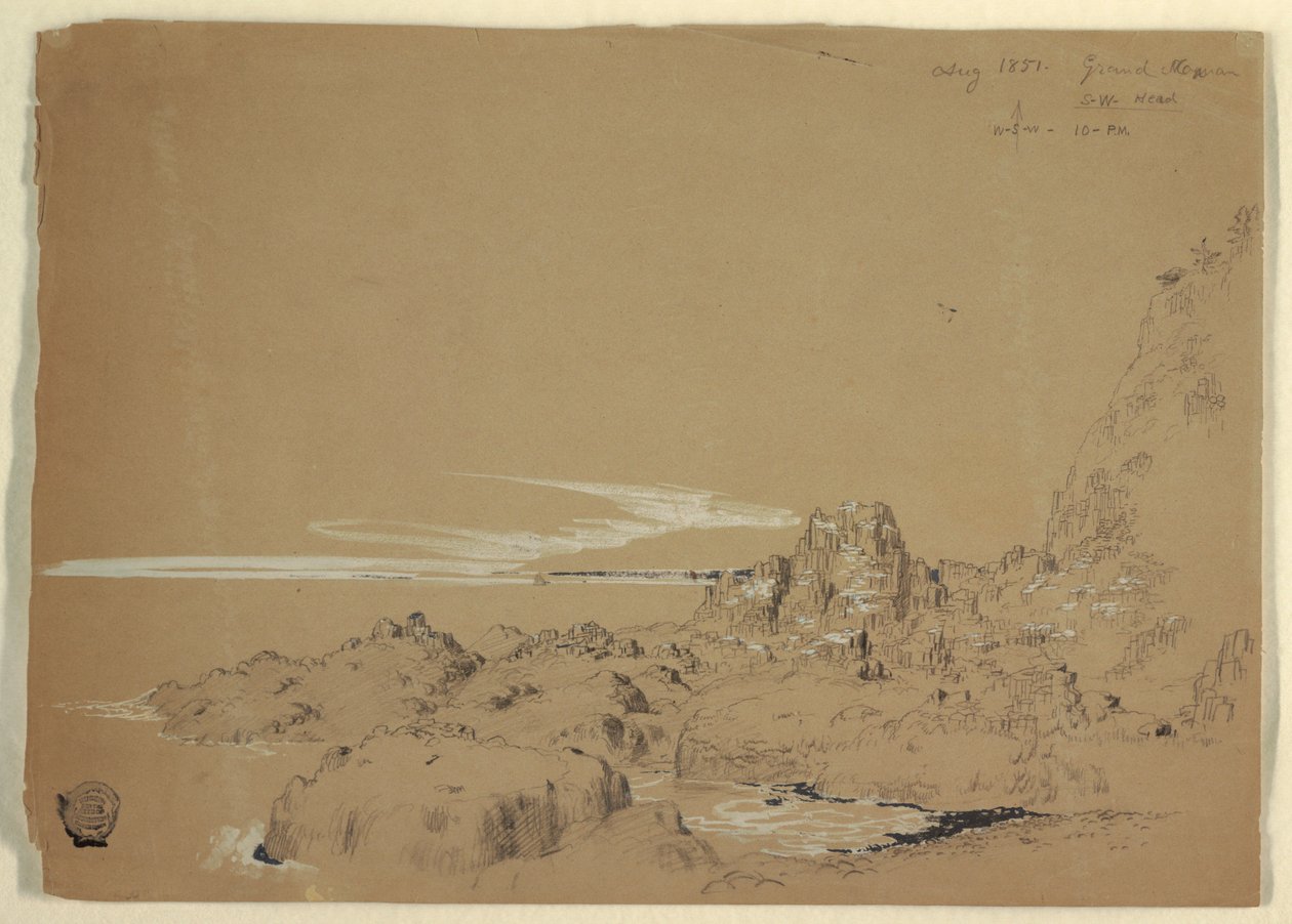 Rocky Coast, Grand Manan, Canada av Frederic Edwin Church