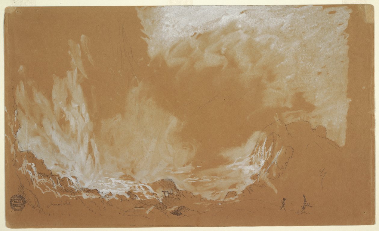 Spray fra fossen, Niagara av Frederic Edwin Church