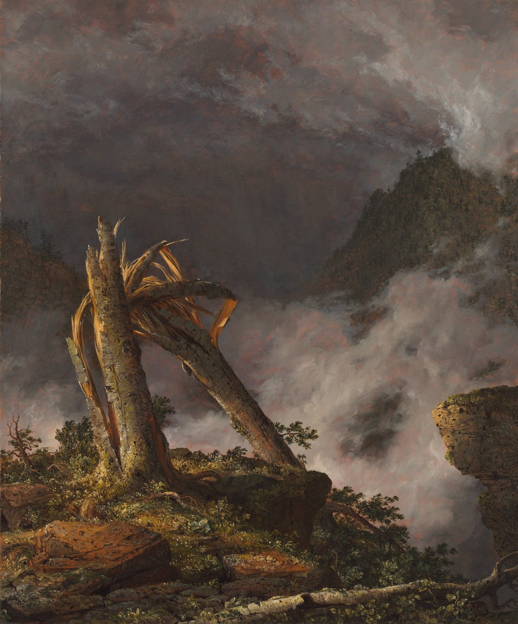 Storm i fjellene av Frederic Edwin Church