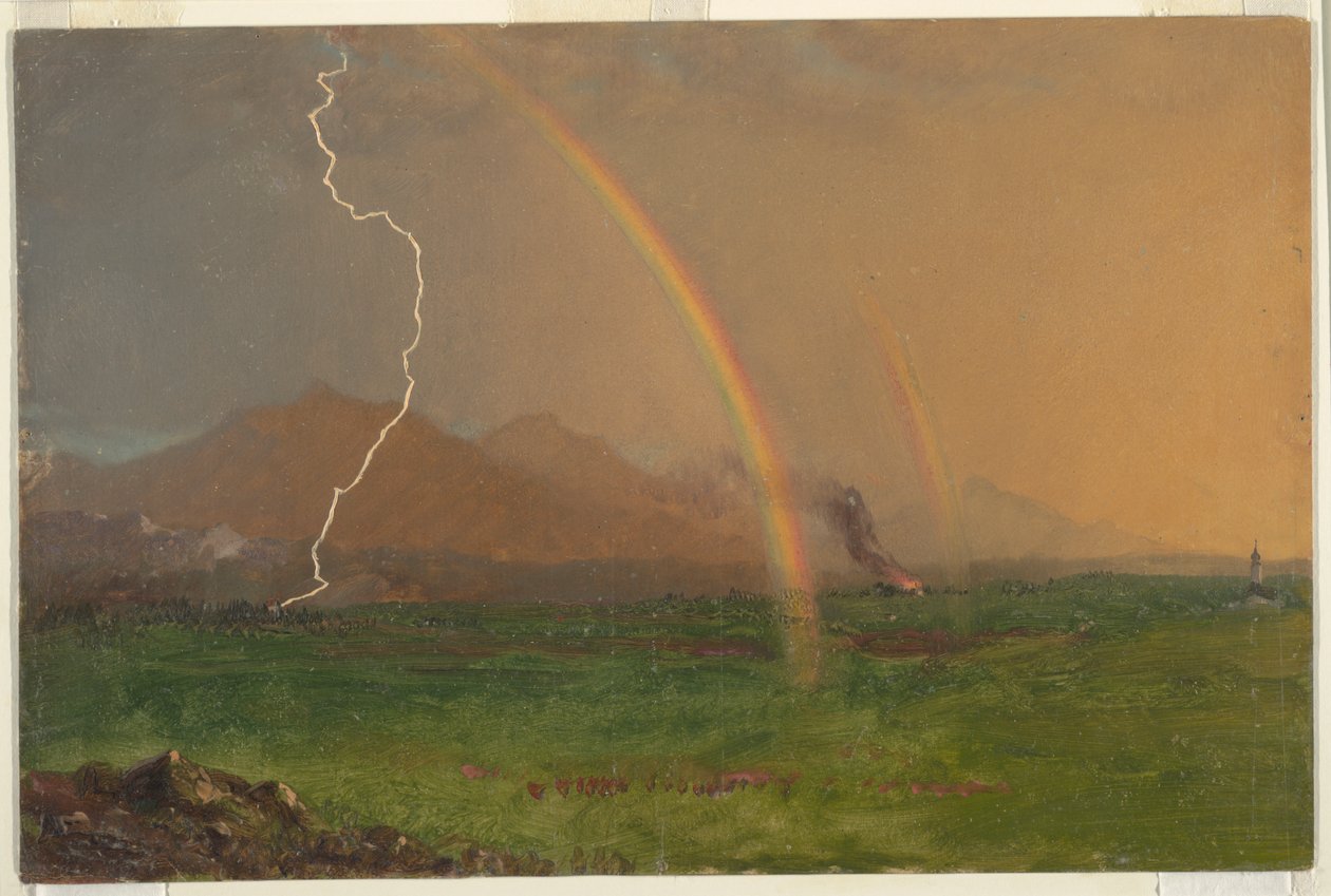 Tordenvær i Alpene av Frederic Edwin Church
