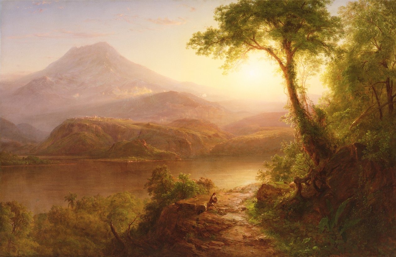 Tropisk landskap: Søramerikansk landskap av Frederic Edwin Church