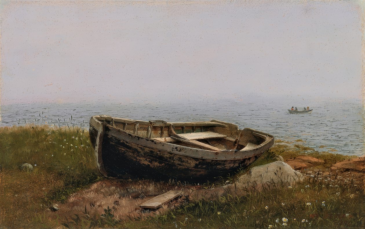 Forlatt robåt av Frederic Edwin Church