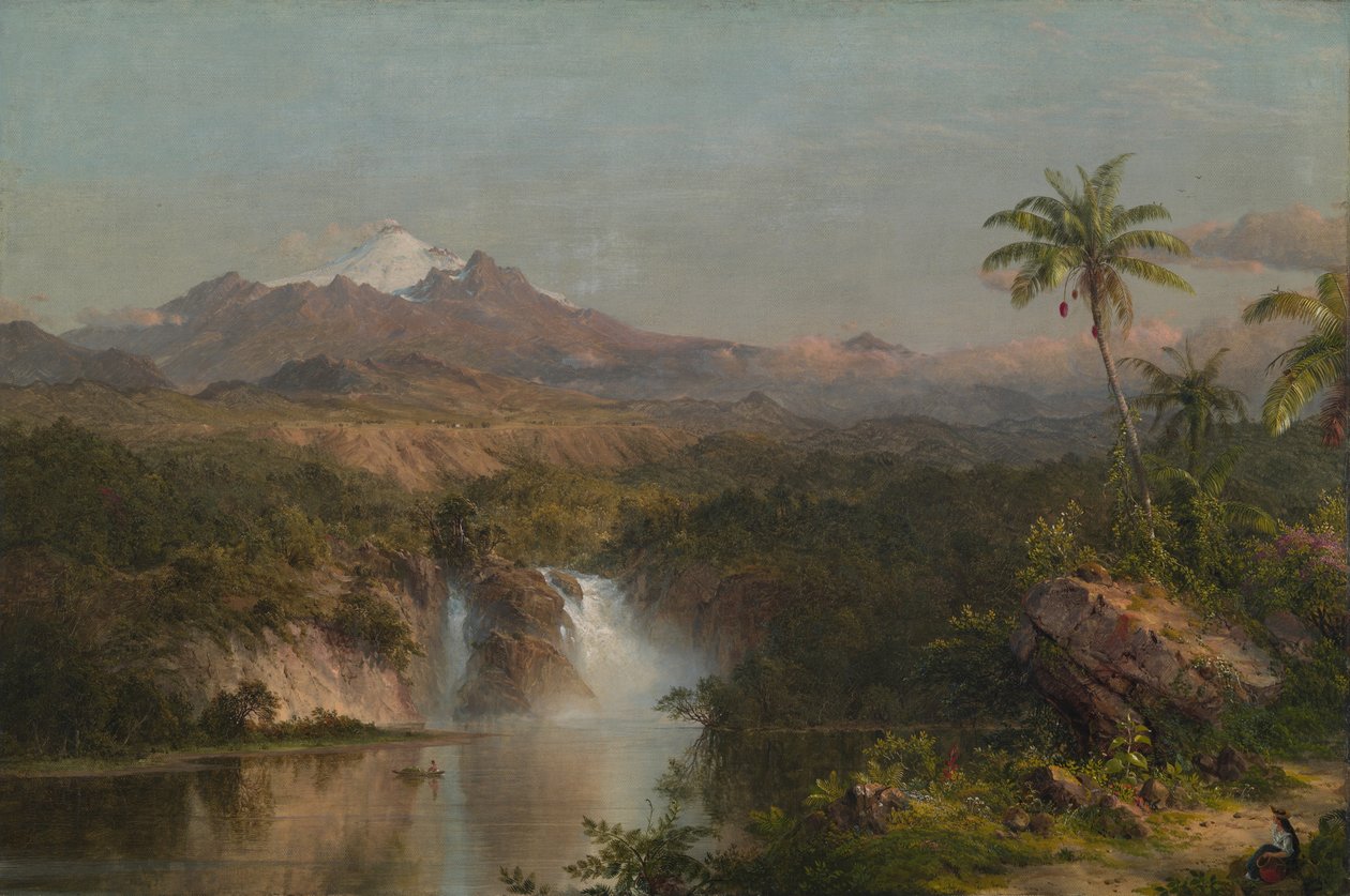 Utsikt over Cotopaxi, 1857. av Frederic Edwin Church