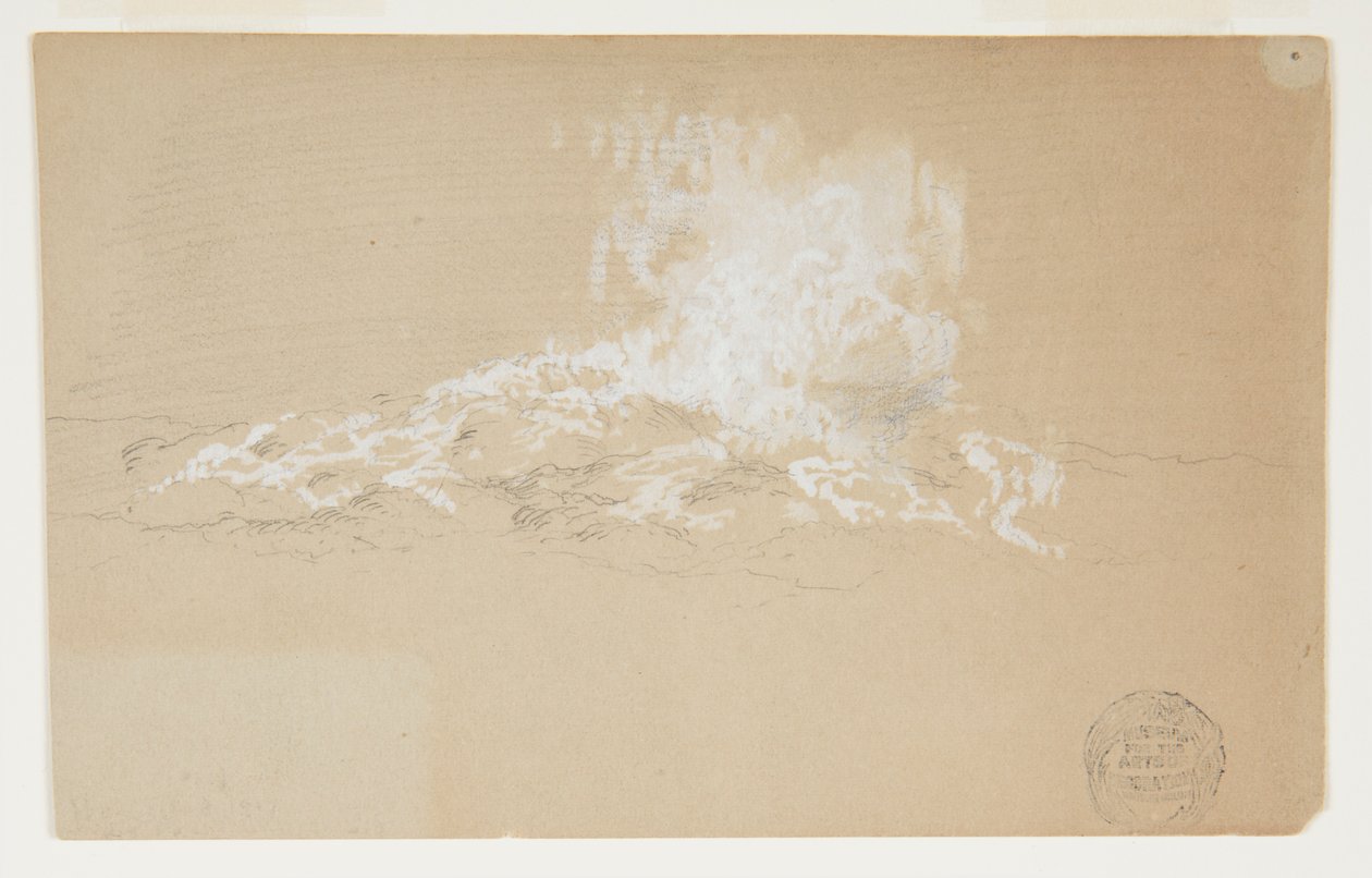 Bølger bryter mot steiner av Frederic Edwin Church