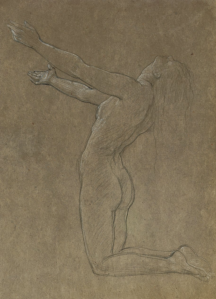 Studer for Clytie av Frederic Leighton