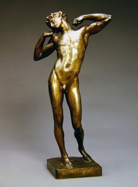 The Sluggard (bronse) av Frederic Leighton