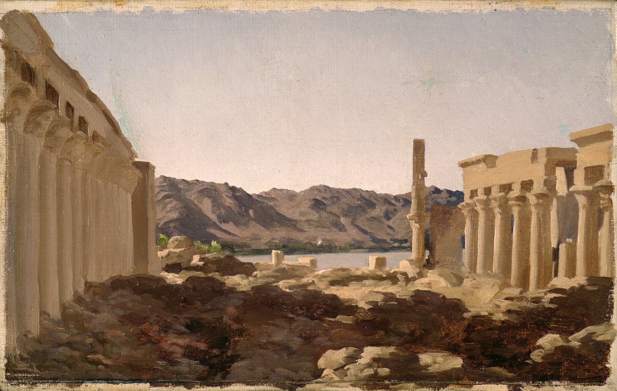 Philae-tempelet av Frederic Leighton