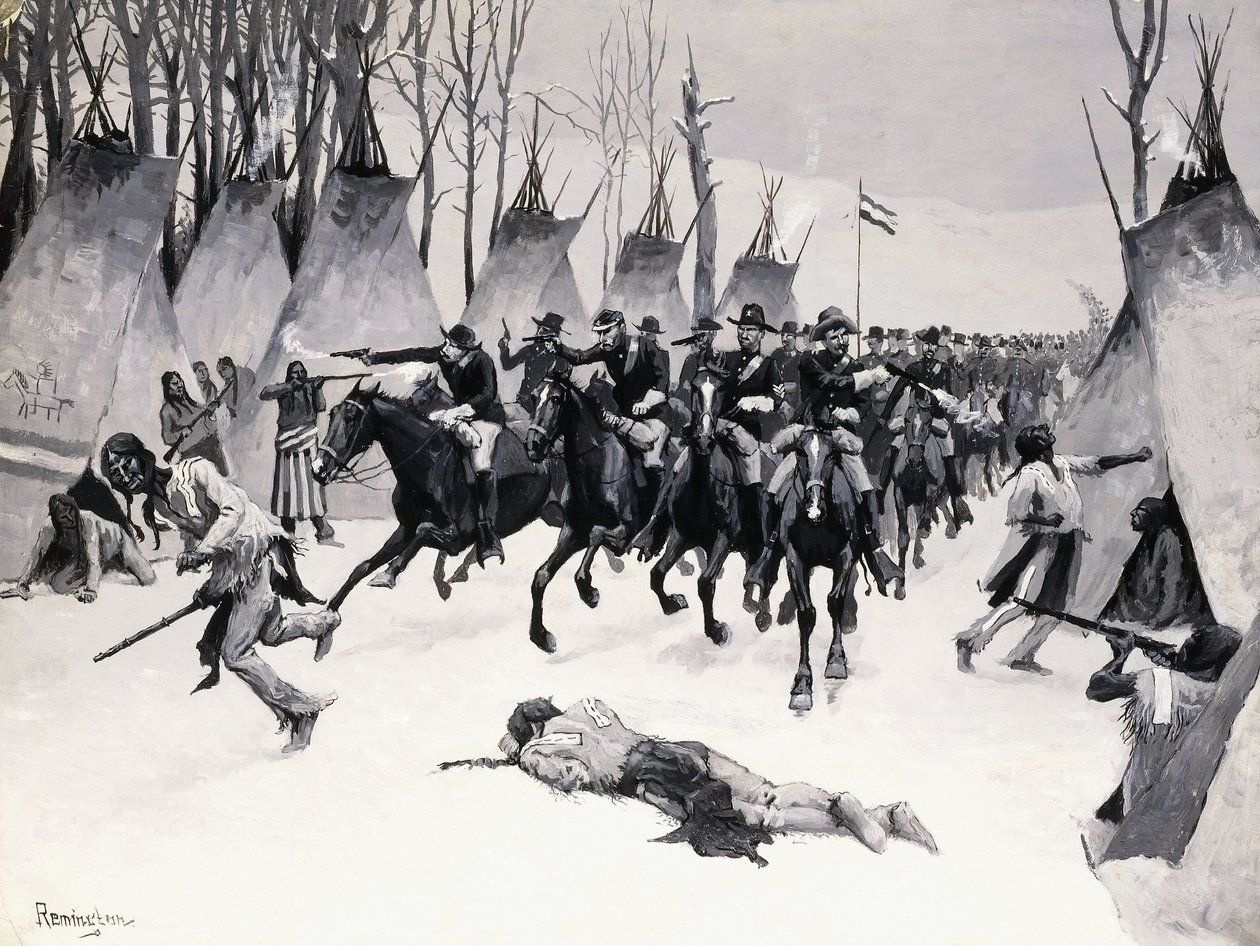 Straff t av Frederic Remington