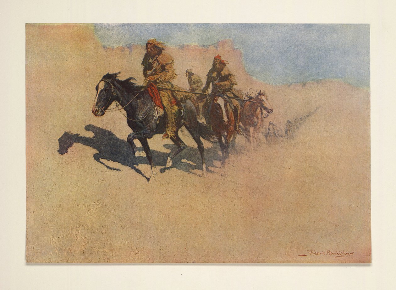Jedediah Smith, fra Colliers Weekly, pub. 1906 av Frederic Remington
