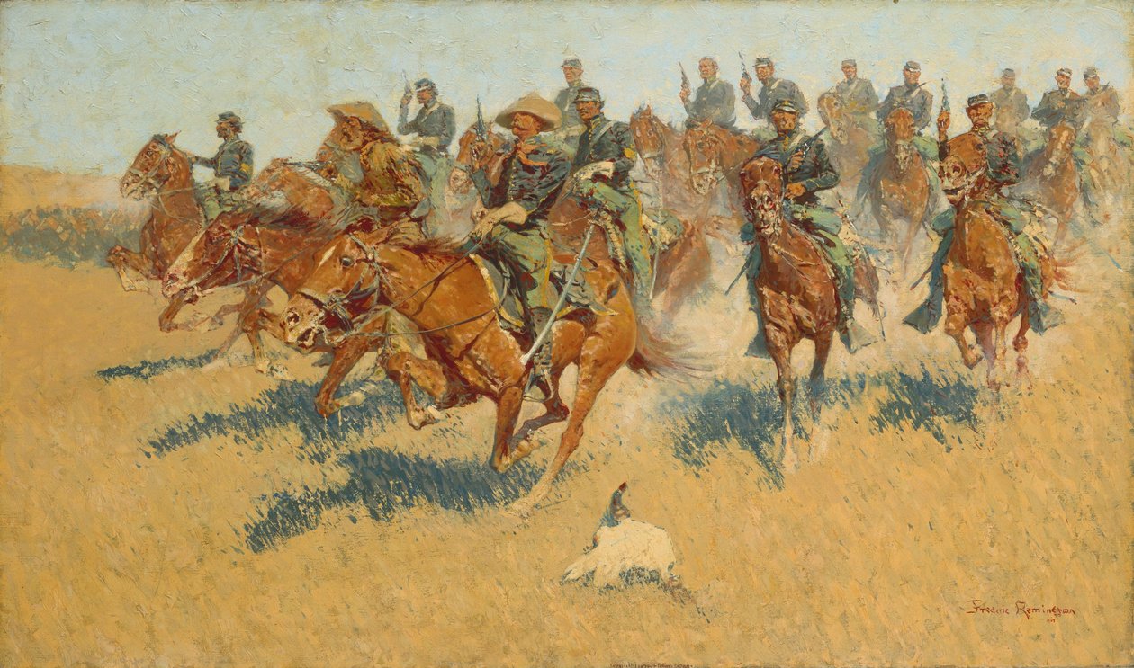 På de sørlige slettene av Frederic Remington