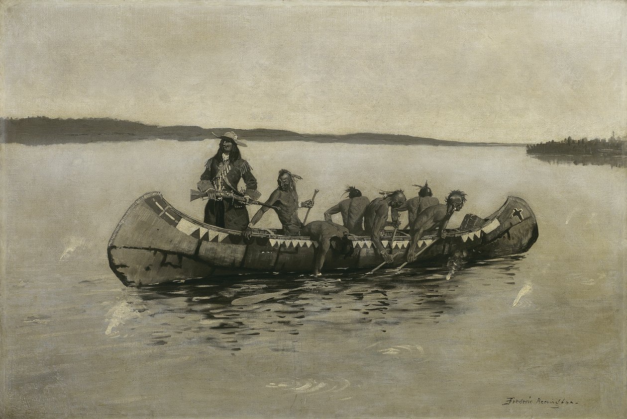 Dette var en dødelig ombordstigning, 1898. av Frederic Remington