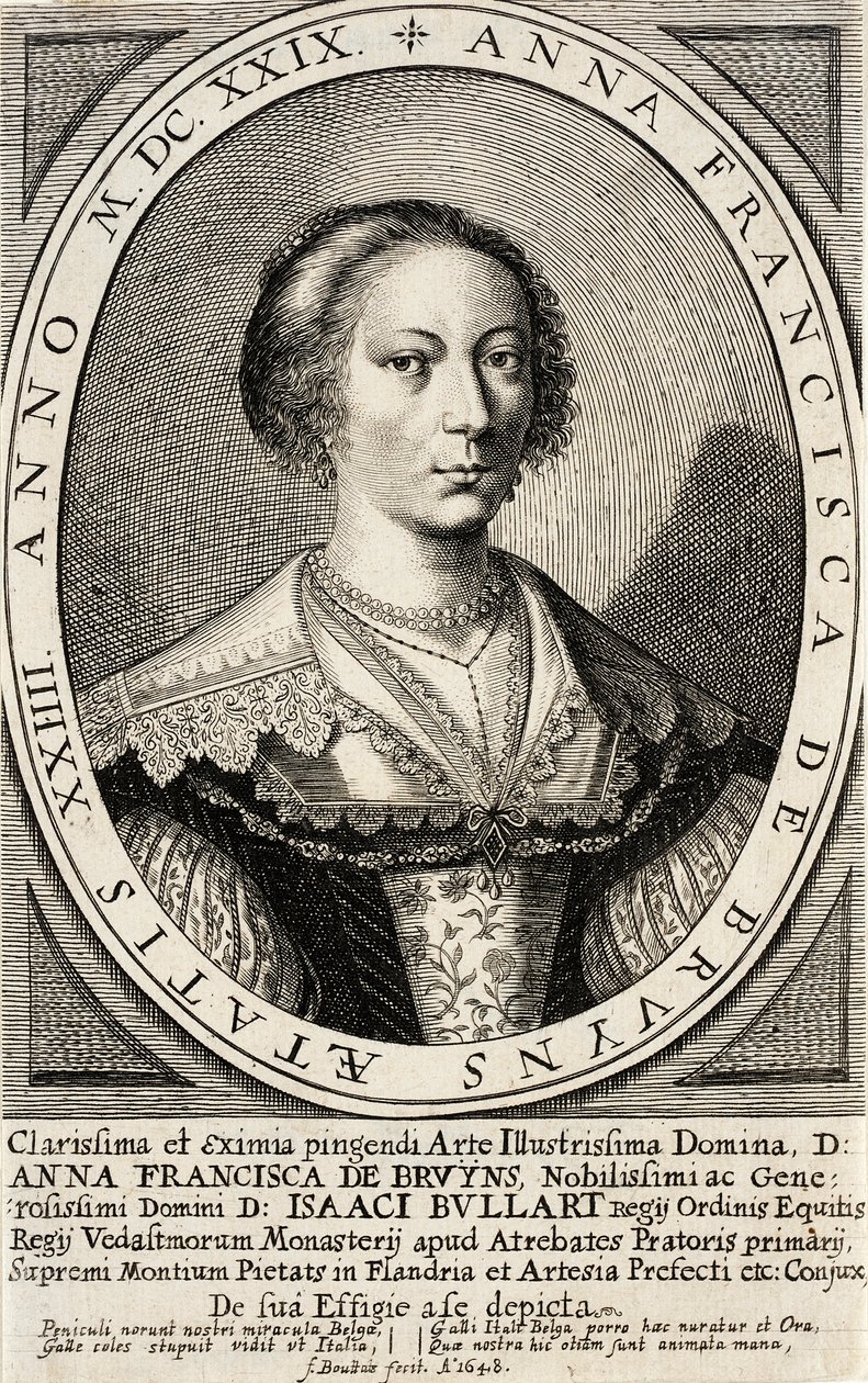 Anna Francisca de Bruyns av Frederick Bouttats I