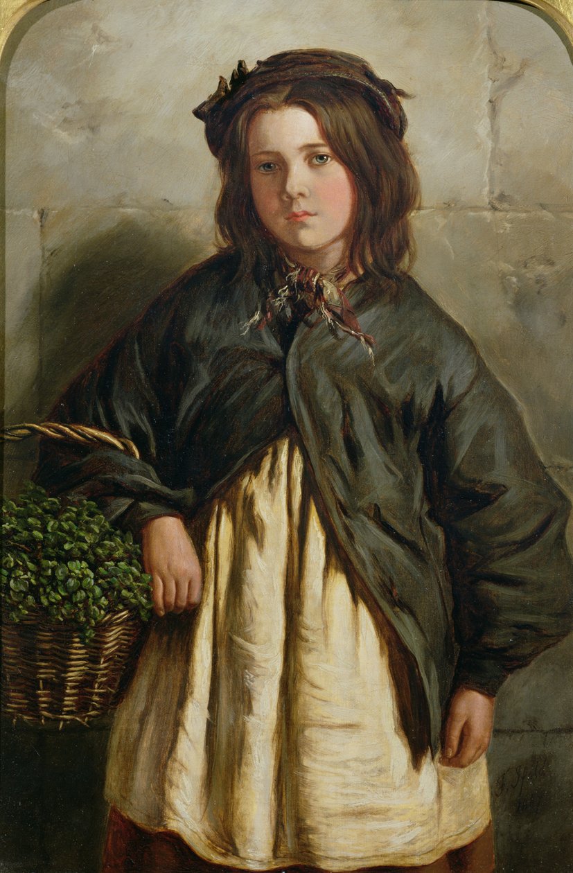 Watercress Girl, 1867 av Frederick Ifold