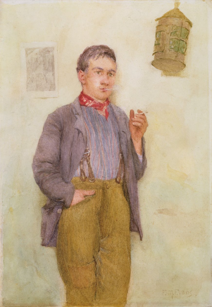 En velkomstpause av Frederick James McNamara Evans