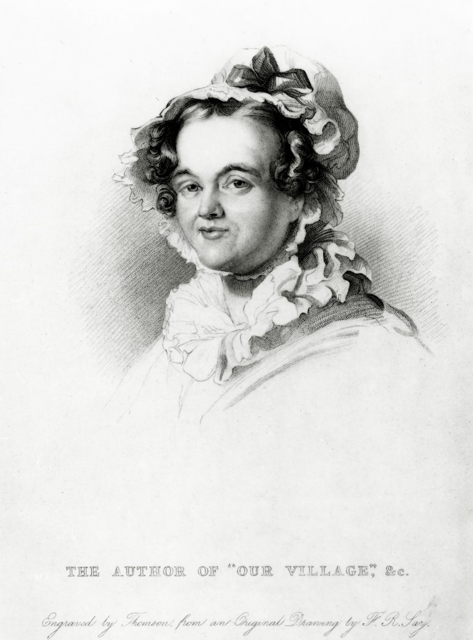 Mary Russell Mitford, gravert av Thomson av Frederick Richard Say