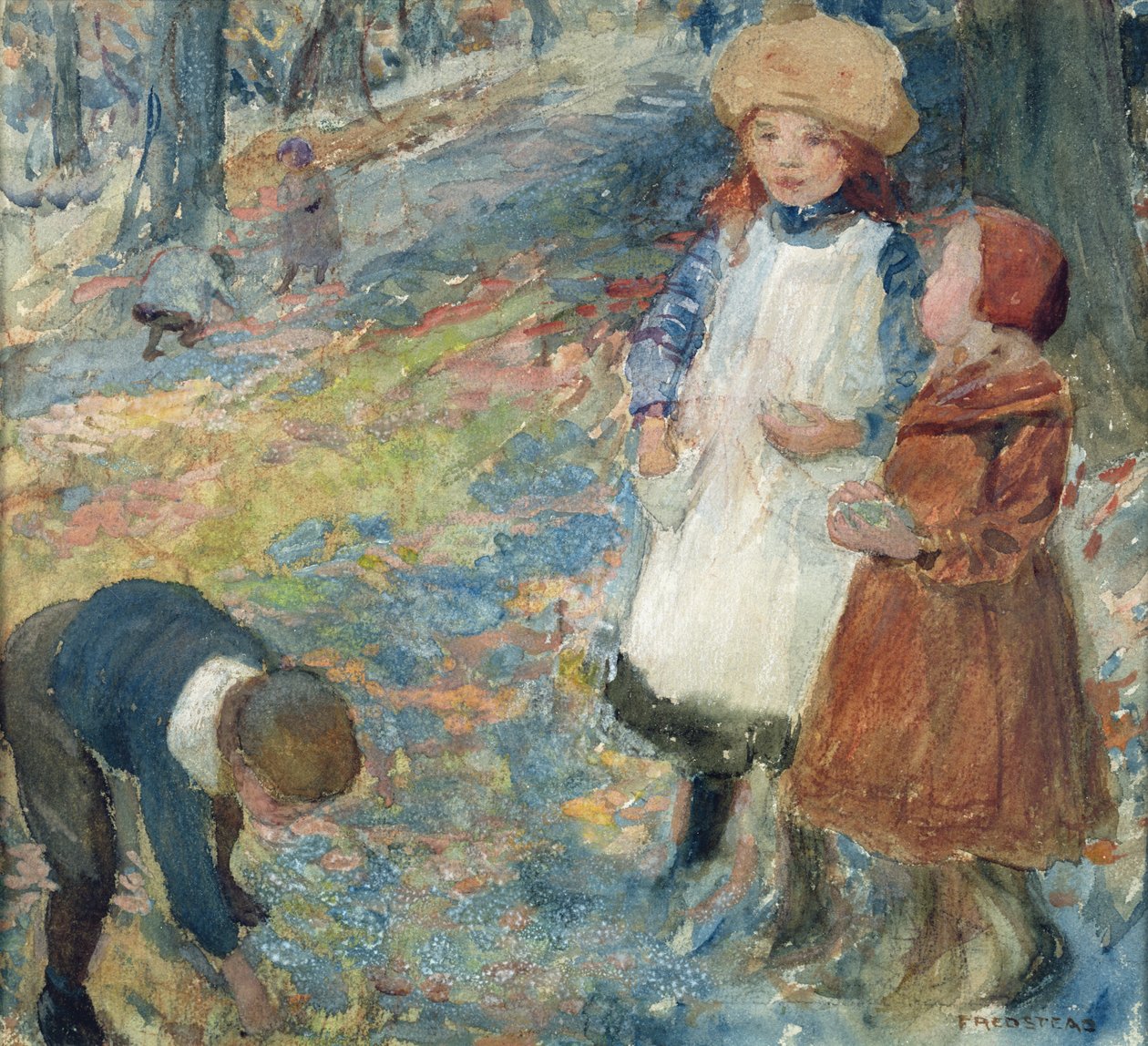 Barn i skogen av Frederick Stead