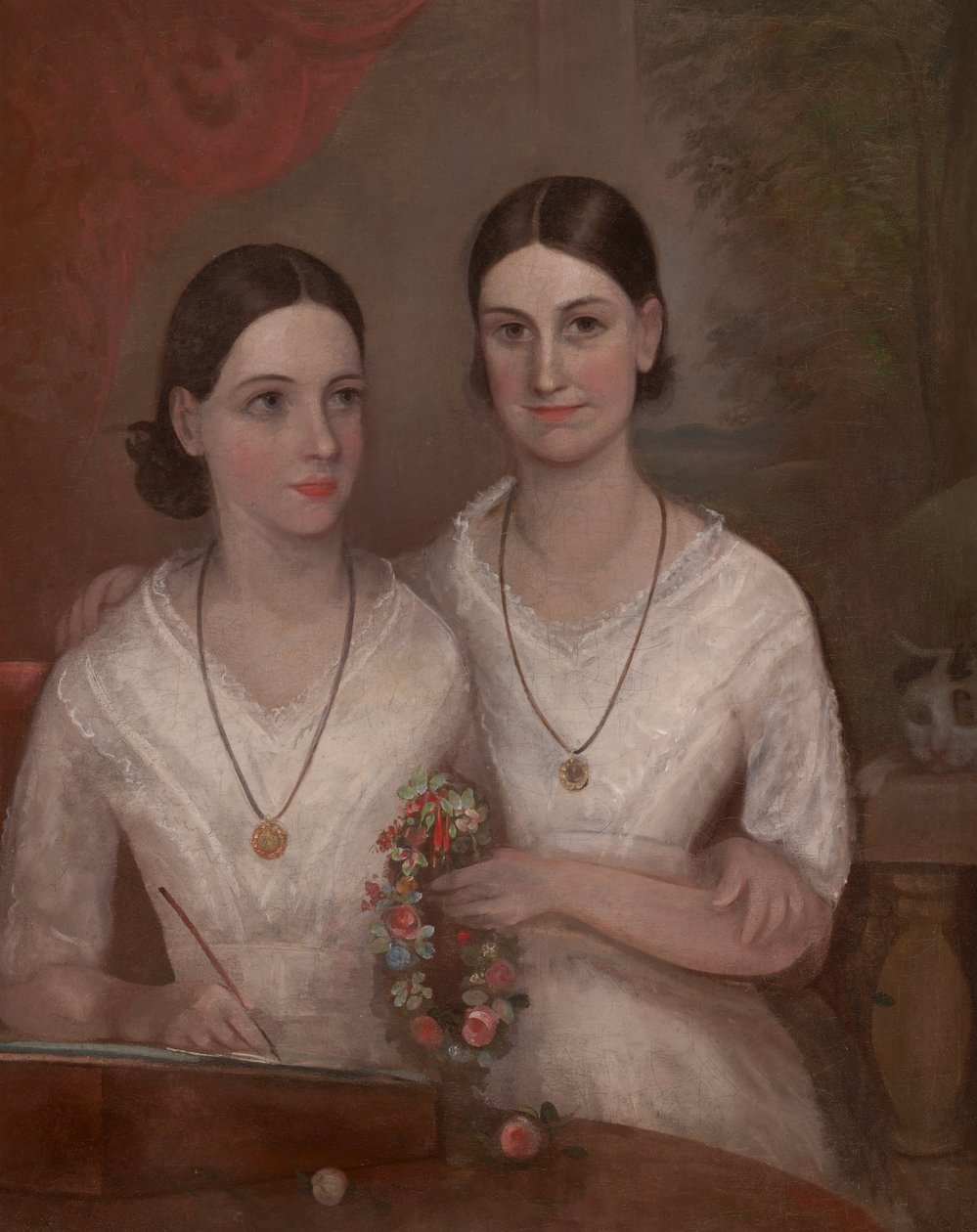Savner Isabella og Fanny, døtre til pastor William Browne av Frederick Strange