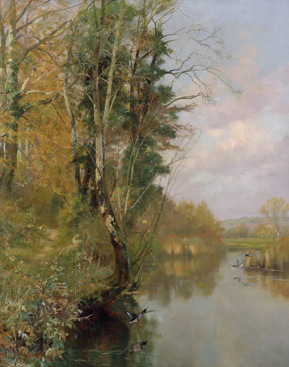 The River Frome, Morton nr Dorchester, 1901 av Frederick William Newton Whitehead