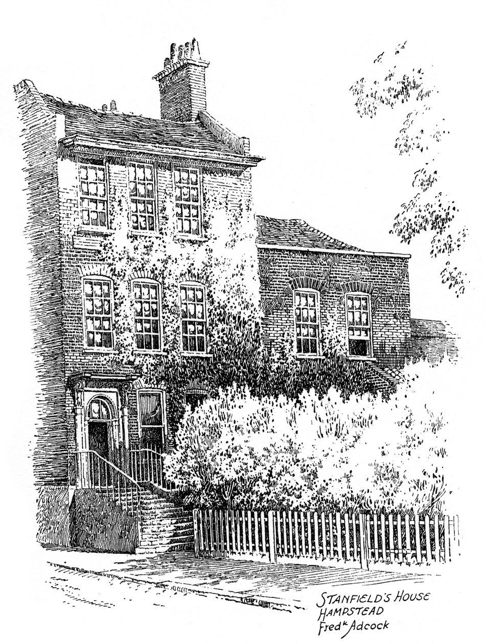 Stanfield House, Hampstead, London, 1912 av Frederick Adcock