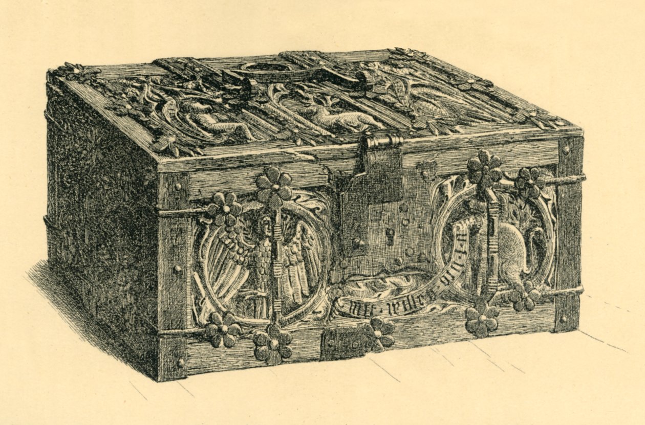 Kist, c1400, 1881. av Frederick Albert Slocombe