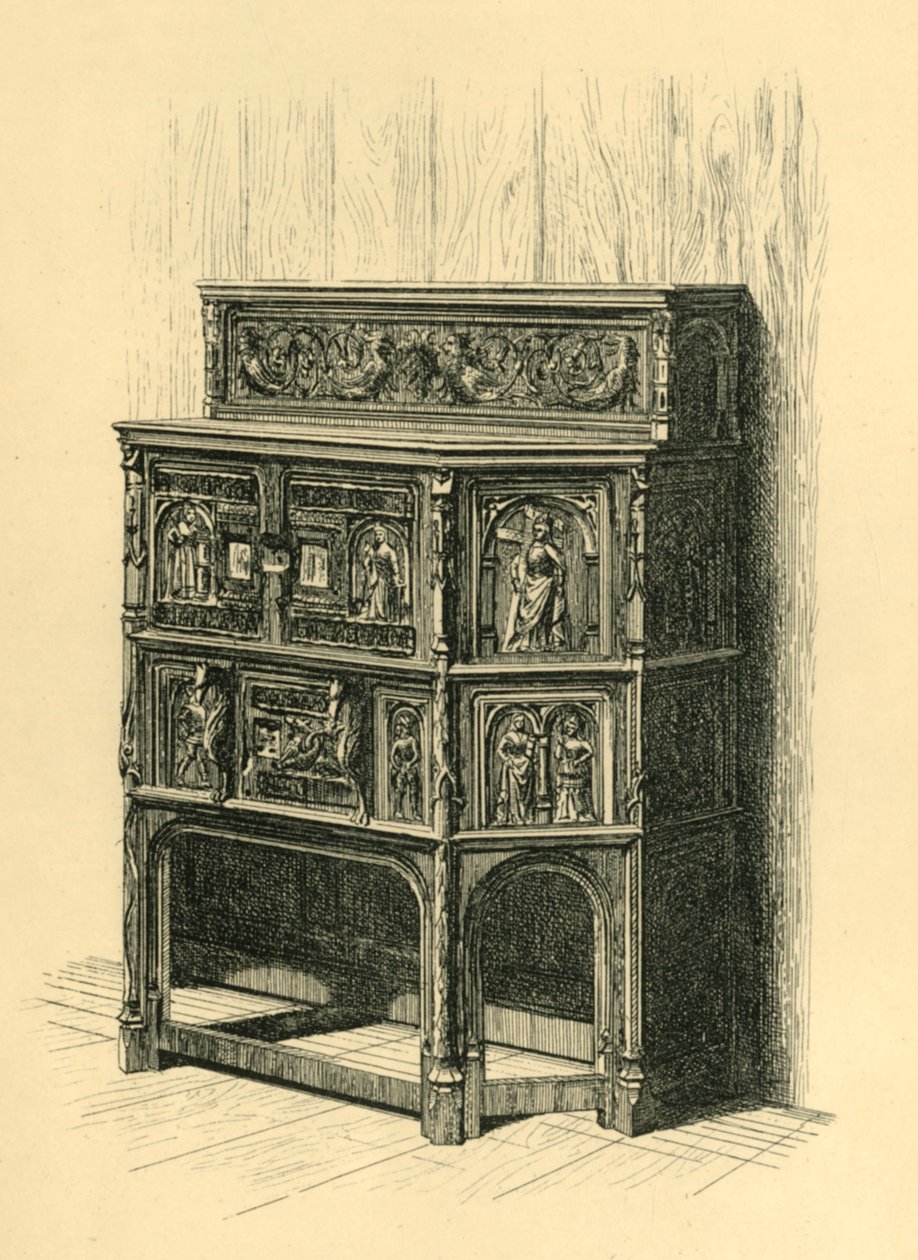 Eikeskap, sent på 1400-tallet, 1881. av Frederick Albert Slocombe
