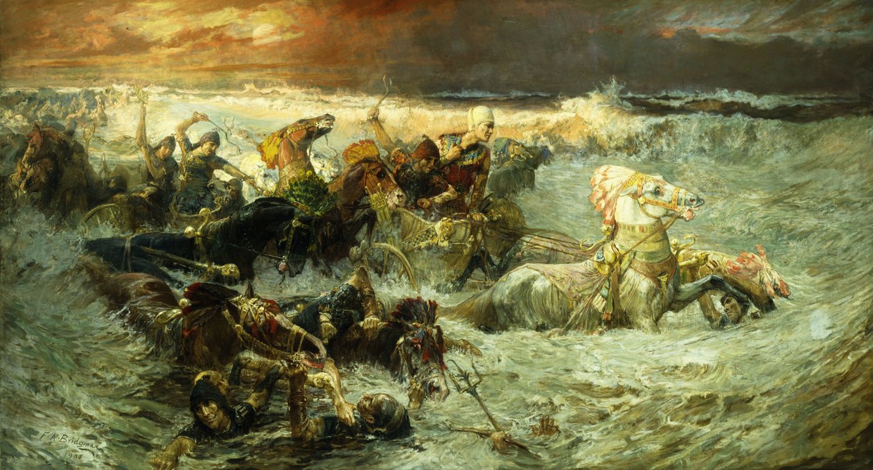The Reuniting of the Waters, 1900 av Frederick Arthur Bridgman