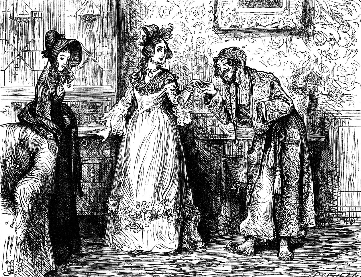 Charles Dickens sin Nicholas Nickleby av Frederick Barnard