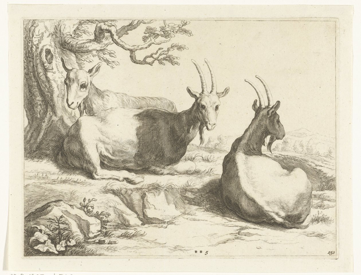 geiter Abraham Bloemaerts tegnebok (serietittel) av Frederick Bloemaert