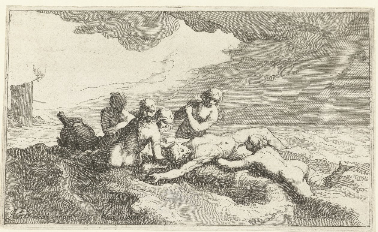 Helt en Leander av Frederick Bloemaert