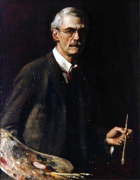 Selvportrett av Frederick Brown