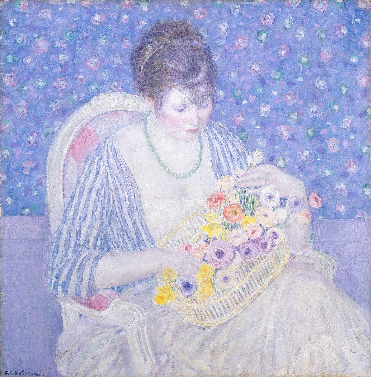 Blomsterkurven av Frederick Carl Frieseke