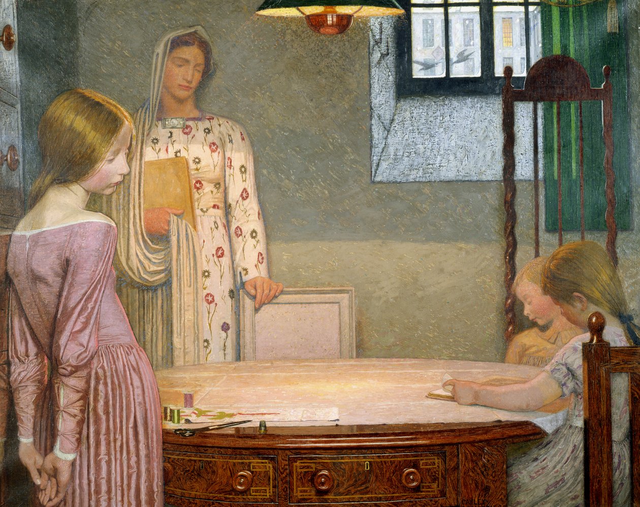 En vinterkveld av Frederick Cayley Robinson