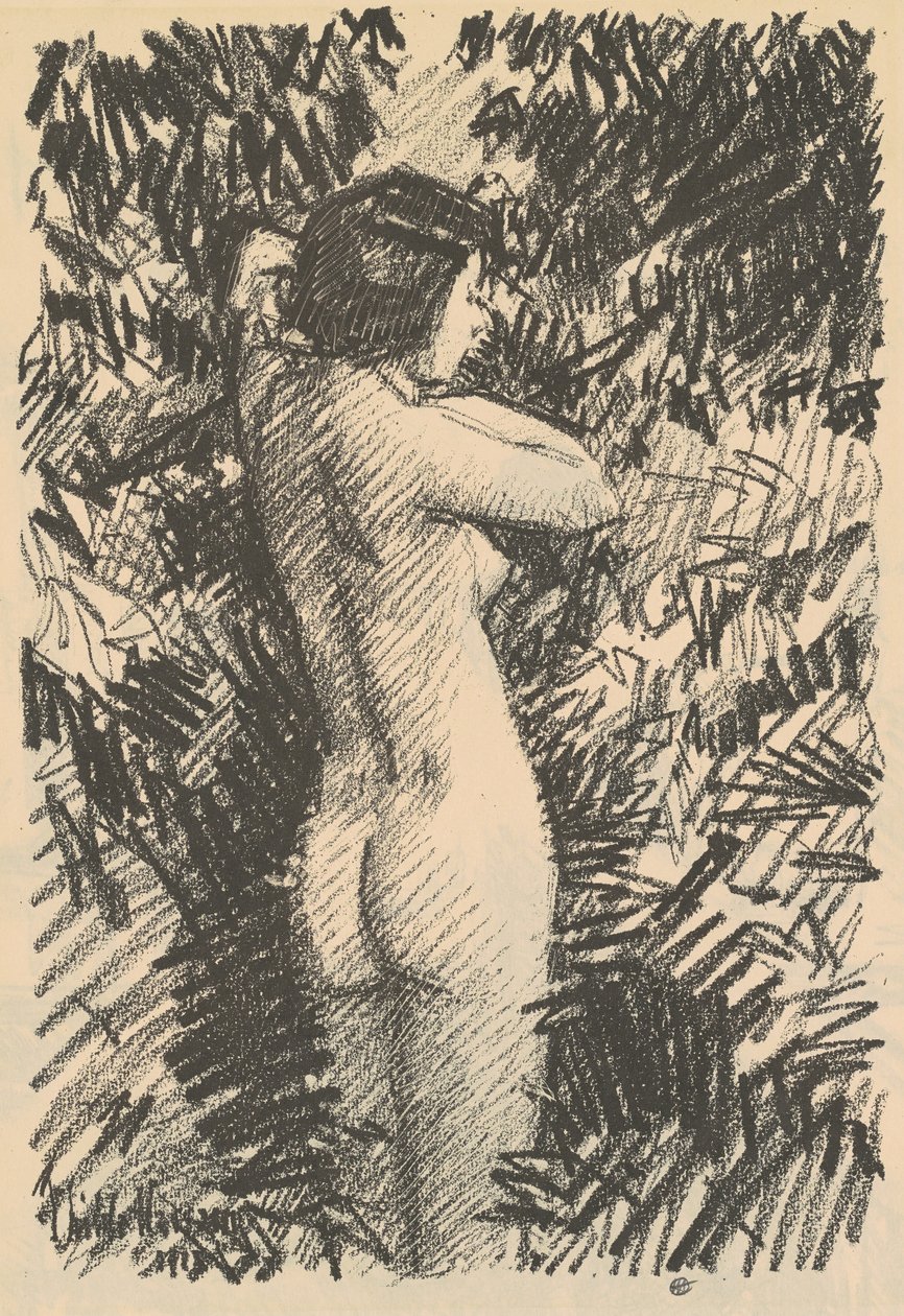 Naken [recto], 1918. av Frederick Childe Hassam