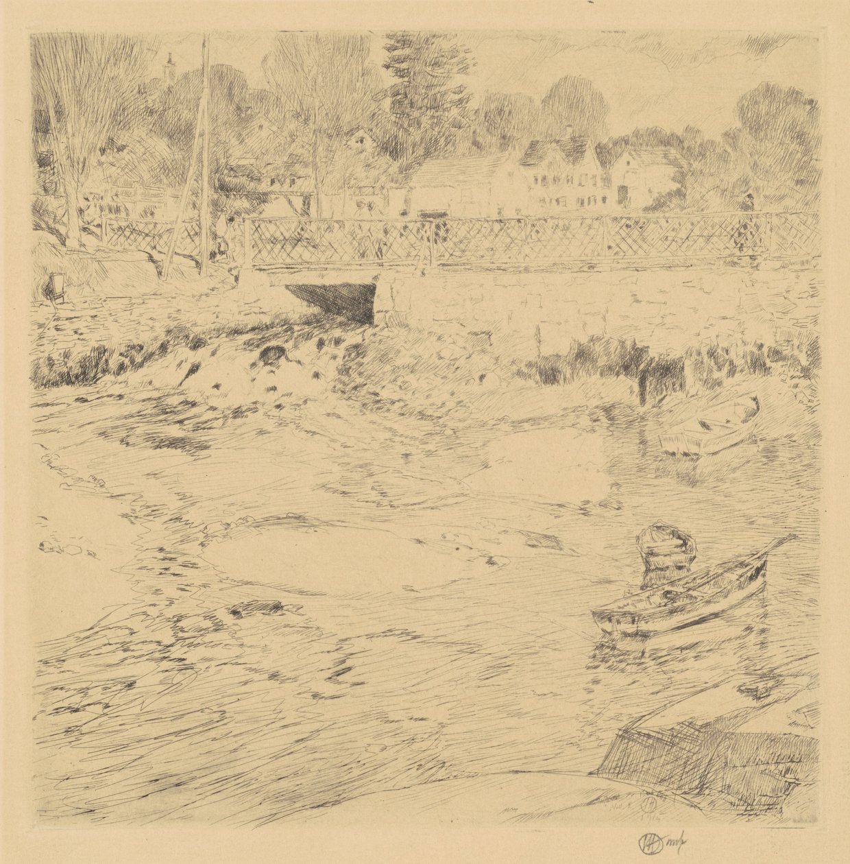 Gamle blonder, 1915. av Frederick Childe Hassam