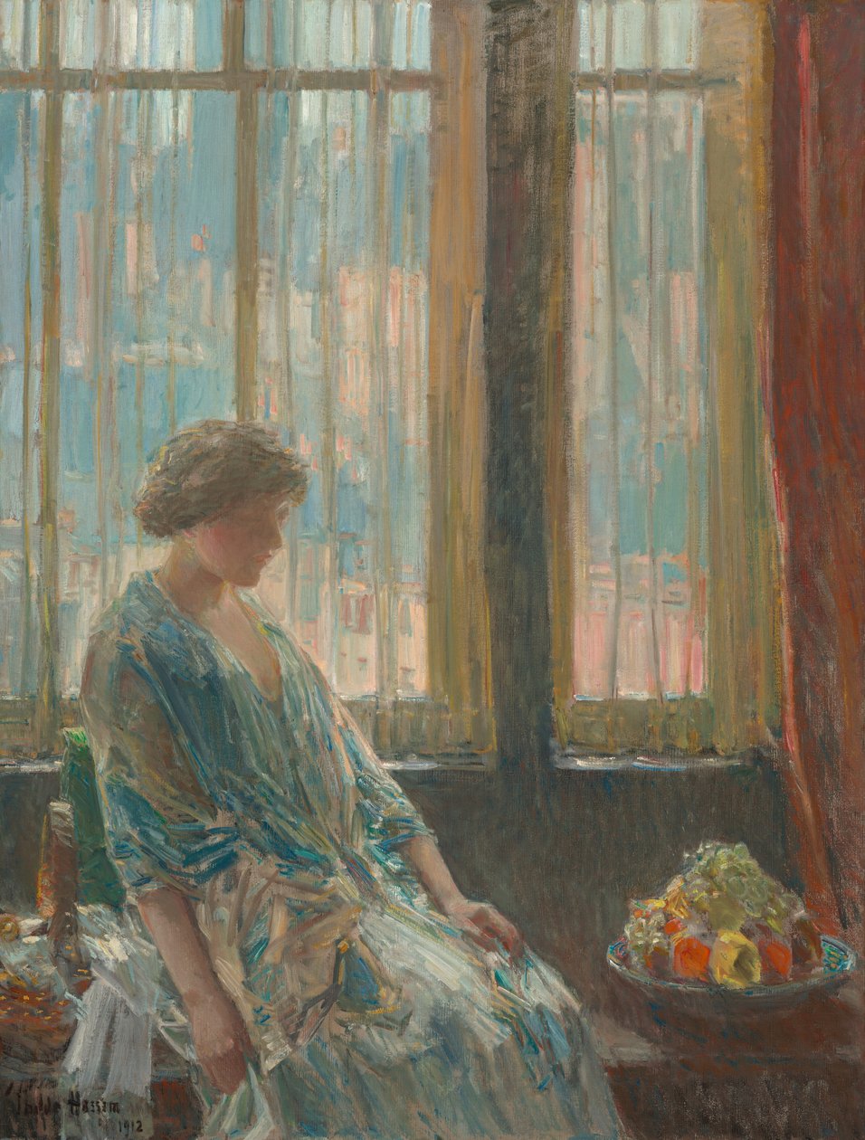 New York-vinduet, 1912. av Frederick Childe Hassam