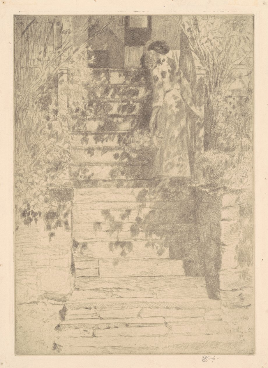 Trinnene, 1915. av Frederick Childe Hassam