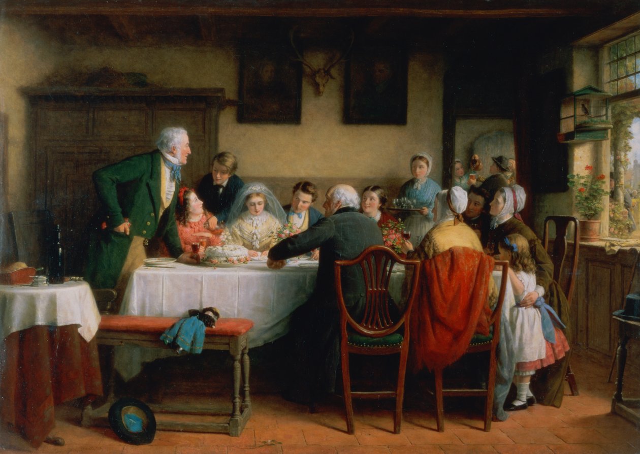 Bryllupsfrokosten av Frederick Daniel Hardy