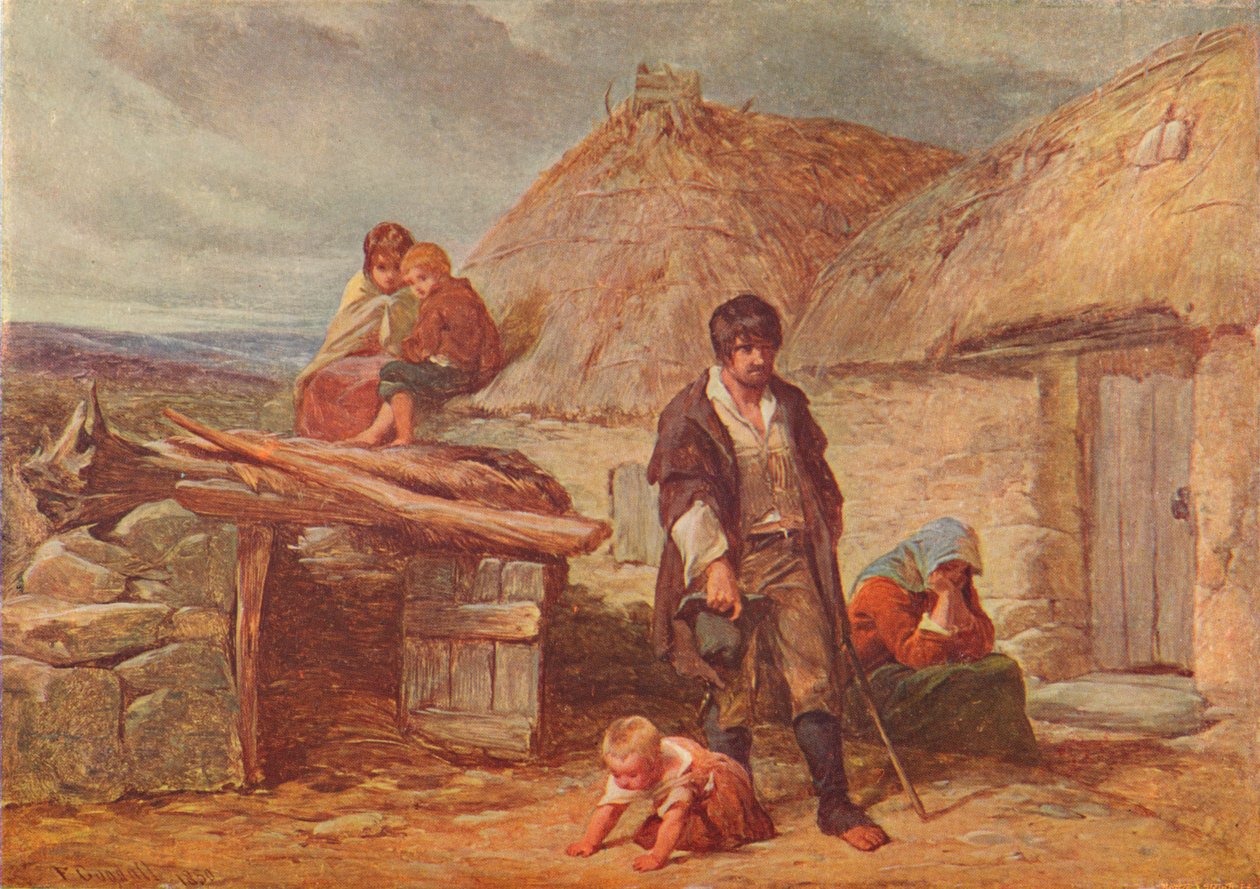 En irsk utkastelse, 1850 1906 av Frederick Goodall