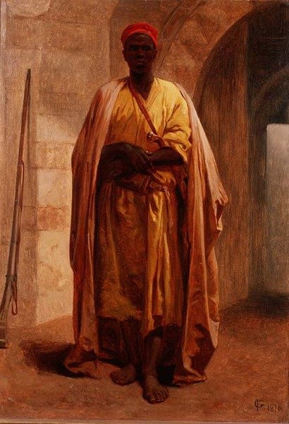 Portrett av en ung araber av Frederick Goodall