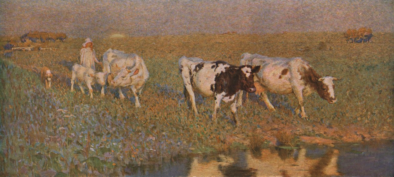 Drikkebassenget, c1898, c1930. av Frederick Hall