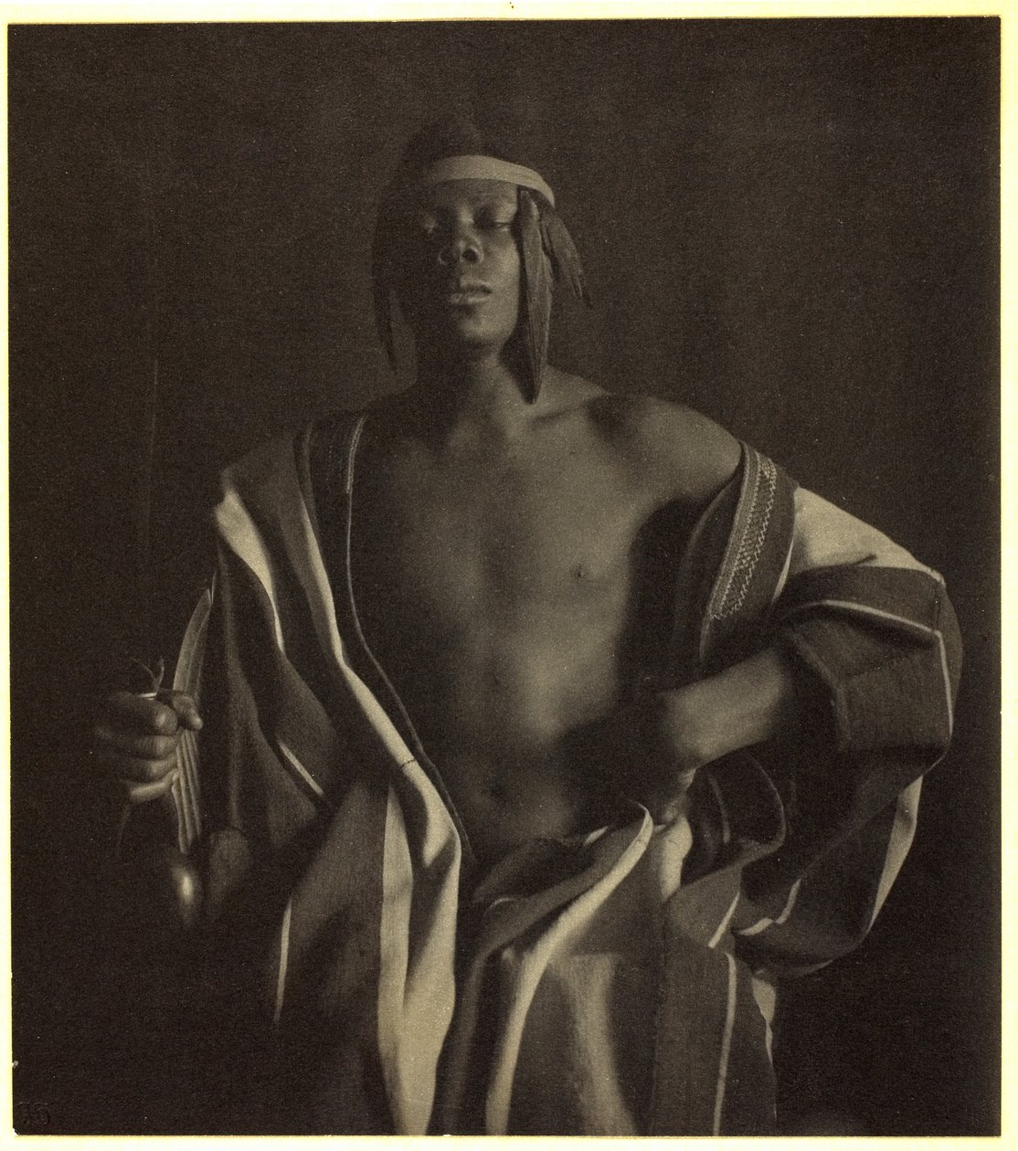 Den etiopiske høvdingen, 1897, trykt ca av Frederick Holland Day