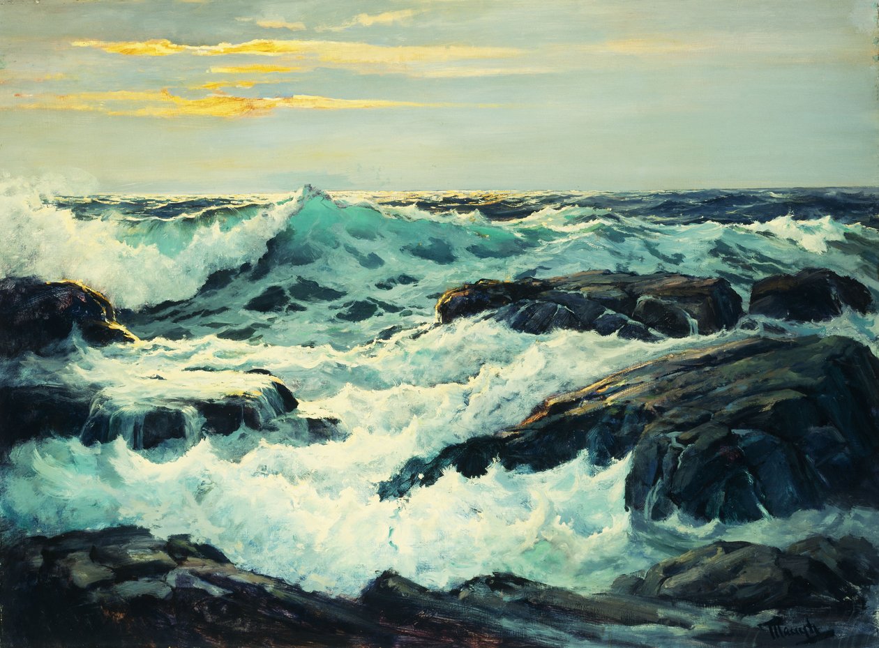 Surf og nes av Frederick Judd Waugh