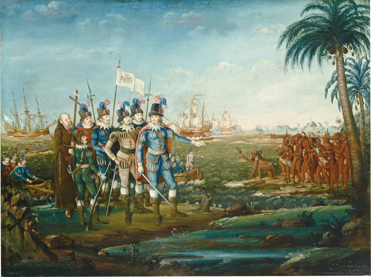Første landing av Christopher Columbus av Frederick Kemmelmeyer