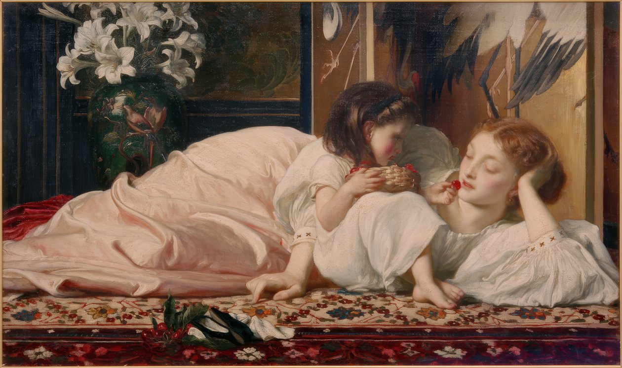 Mor med barn (kirsebær) av Frederick Lord Leighton