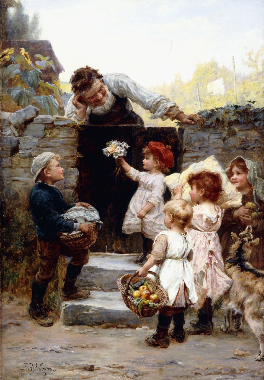 Bestefars bursdag, av Frederick Morgan