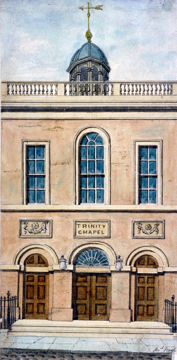 Trinity Chapel, Conduit Street, Westminster, London, 1801. av Frederick Nash