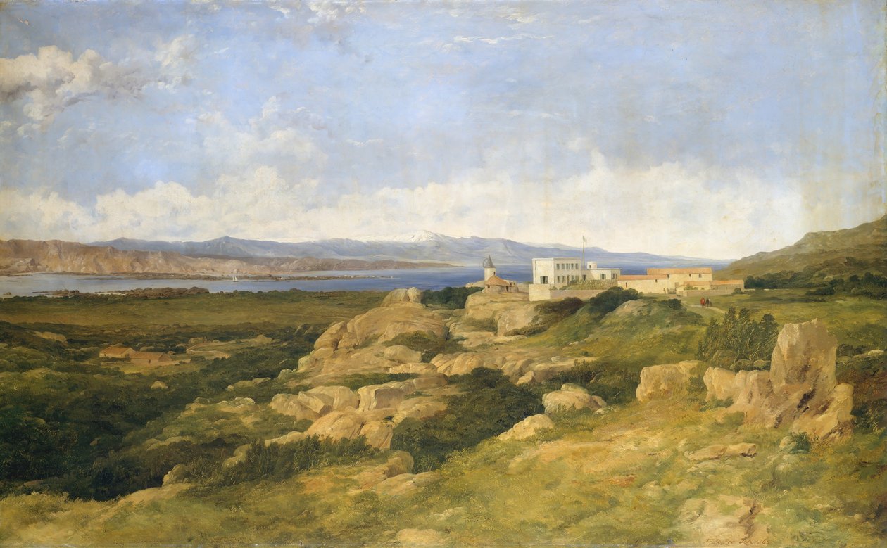 General Garibaldis residens på Caprera, av Frederick Richard Lee