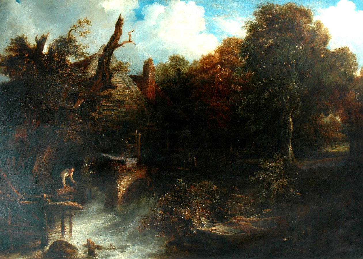 Old Water Mill, North Devon av Frederick Richard Lee