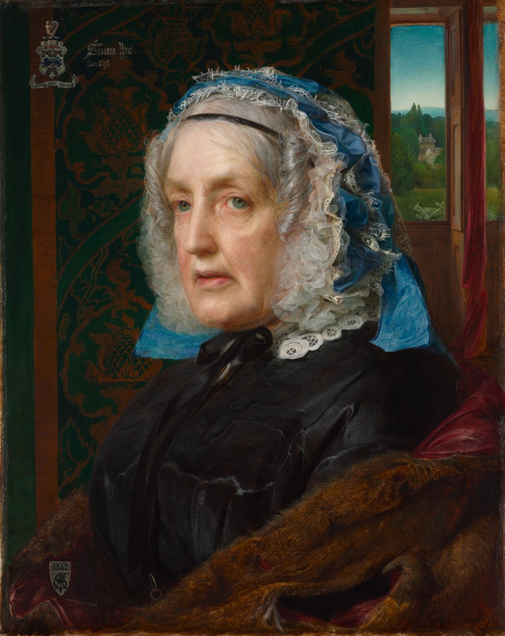 Portrett av Susanna Rose, 1862. av Frederick Sandys